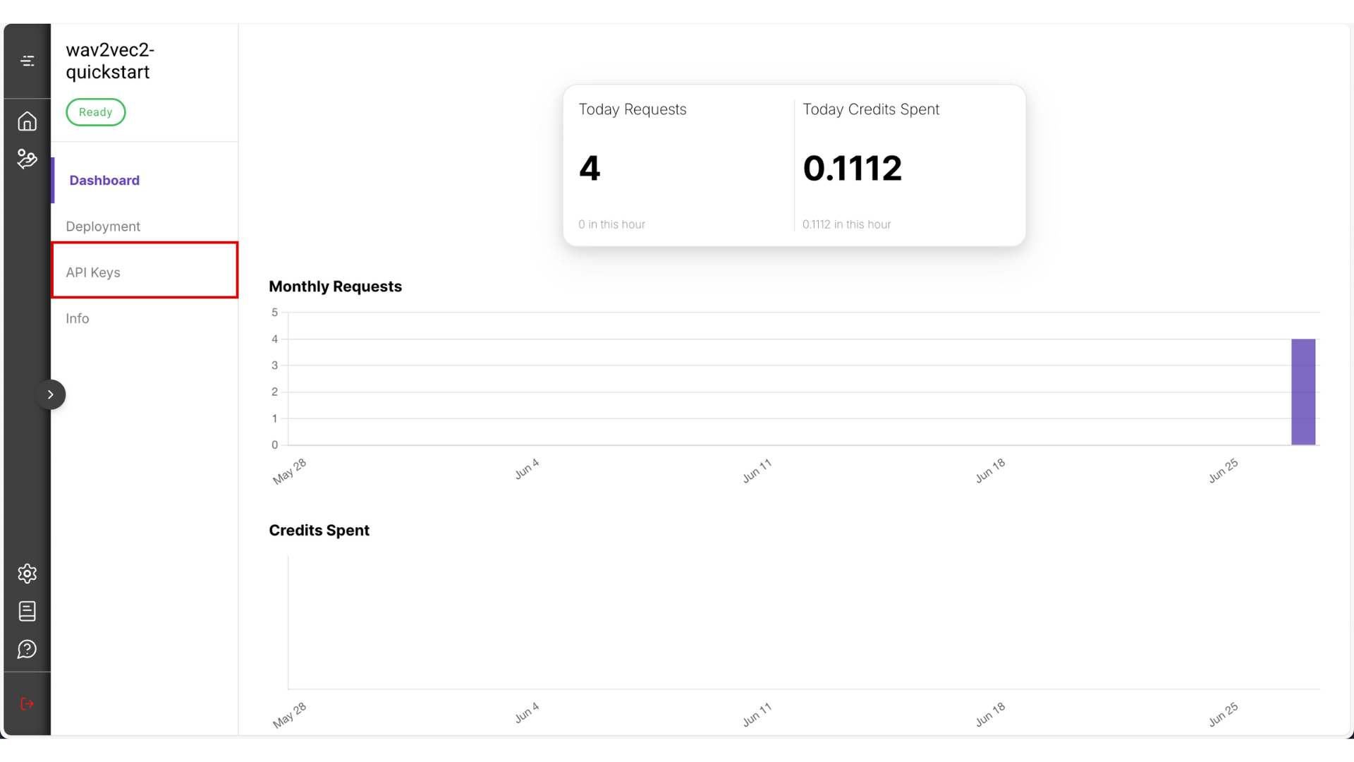 Create API Keys